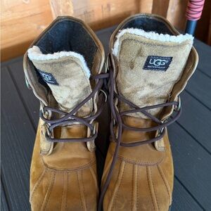 UGG Brown Waterproof Duct Boots